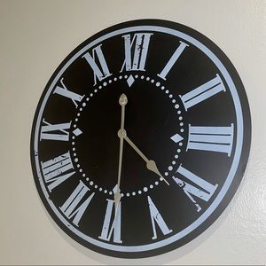 Oversized Wall Clock, 24”